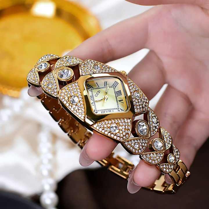 Luxury Full Diamond High-end Bracelet Women's Watch