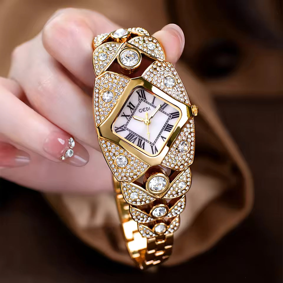 Luxury Full Diamond High-end Bracelet Women's Watch