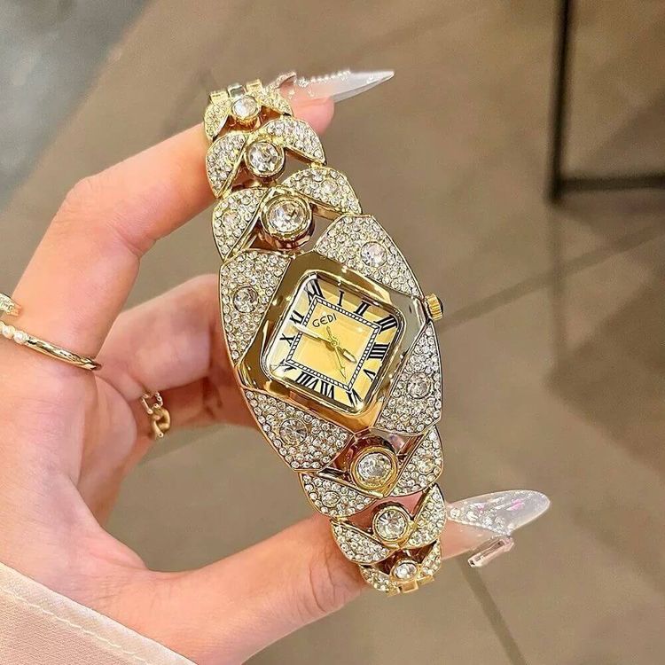 Luxury Full Diamond High-end Bracelet Women's Watch